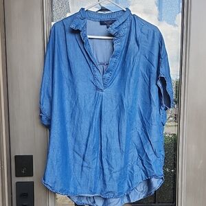 Rachel by Rachel Roy Denim Blouse
